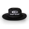 Bucket Fitted Black and White Tour Hat